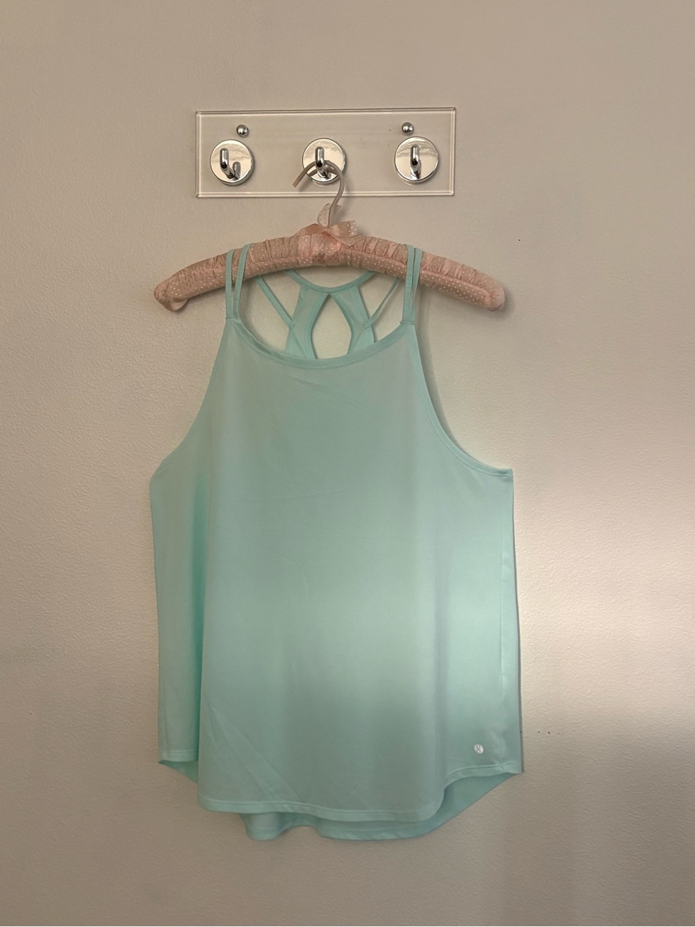 Layer 8 Mint Green Strappy Athletic Tank
